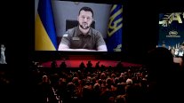 زيلينسكي يوجه كلمة في افتتاح مهرجان كان السينمائي