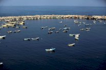 تدشين مشروع لإنارة ميناء غزة بالطاقة الشمسية