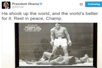 خطأ في نعي كلاي يحرج أوباما