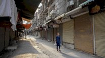إضراب أصحاب المحال التجارية في باكستان