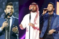 ماجد المدني وحازم شريف وهيثم خلايلي يخاطبون جمهورهم