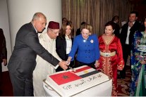 سميرة سعيد تحتفل بعيد العرش المغربي