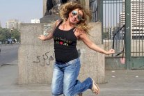 رزان مغربي إحتفلت بعيد ميلادها في شوارع مصر