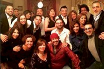 أول ظهور لأحمد حلمي ومنى زكي في عيد ميلاد الهام شاهين