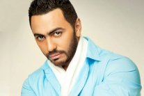 تامر حسني يصور 180 درجة على ثلوج لبنان