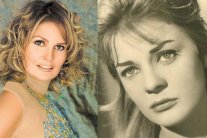 نادية لطفي ويسرا تعزيان الكنيسة القبطية 