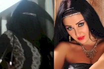 صوفينار ترتدي النقاب هرباً من عدسات الصحافة