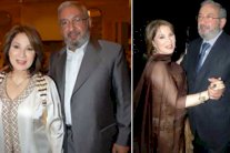 نور الشريف وبوسي يحتفلان بزفاف إبنتهما سارة