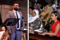 ريم البارودي تعود لحضور حفلات أحمد سعد