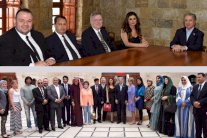 مكرّمو مهرجانات الروّاد يزورون الرئيس أمين الجميّل