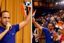 الفنانون يحتفلون بافتتاح قناة السويس