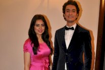 خطوبة هبة مجدي ومحمد محسن على المسرح