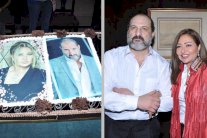 خالد الصاوي ينقذ ليلى علوي من غضب الصحافيين