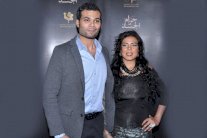 ناهد السباعي تحتفل بأولى بطولاتها السينمائية