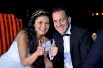 نجلاء بدر تحتفل بعقد قرانها