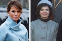 إطلالة ميلانيا ترامب تستحضر أناقة جاكلين كينيدي