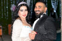 سمية وسعد يرقصان بحفل زفافهما