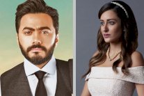 ترحيبٌ متبادل بين تامر حسني وأمينة خليل