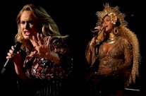 أديل تكتسح جوائز الغرامي وتصدم بيونسي