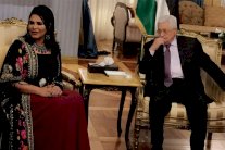 أحلام في ضيافة الرئيس الفلسطيني محمود عبّاس