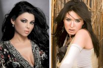 دينا تحتفل بعيد ميلاد هيفاء وهبي