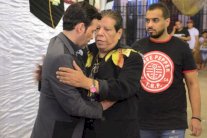 سعد الصغير يتلقى العزاء بوفاة والدته