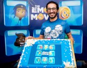 أحمد حلمي يحتفل بفيلمه الجديد 