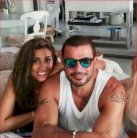 صور تجمع دينا الشربيني وعمرو دياب في حفله باليونان