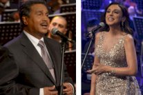 محمد عبده وأنغام يُطربان الجمهور في أوبرا مصر