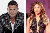 عمرو دياب يغازل دينا الشربيني