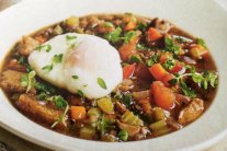 حساء صقلية بالبيض