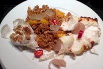 فيليه السمك مع الـKernels واليقطين