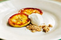 شرائح التفاح المقلي