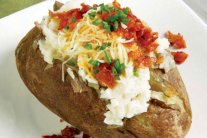 البطاطا المشوية بالزبدة