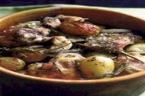 الأرانب مع الخضار