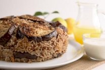 مقلوبة الباذنجان باللحم