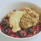  حلوى الفاكهة بالكعك المفتت