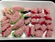  الفلفل الحار والطماطم باللحم 