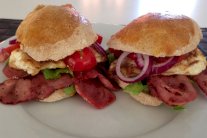 برغر الحبش المقدد