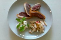 صدر البط المدخن