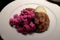 برغر الدجاج بالتفاح