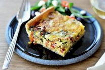 تارت اللحم بالخُضَر