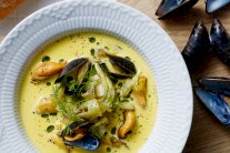 حساء بلح البحر