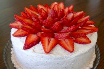 كعكة الفراولة