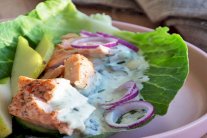 الملفوف بالسمك والخضَر