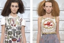 أزياء مطبّعة بالخضَر بأسبوع الموضة في باريس