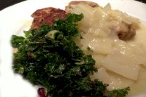 كرات اللحم مع الملفوف الدسم 