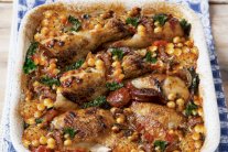 الدجاج المشوي بوصفةٍ إسبانية