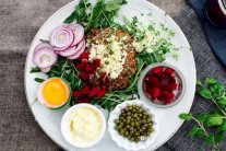 البرغر الباريسية بالبيض