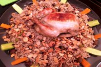 الدجاج بالأرز واللحم